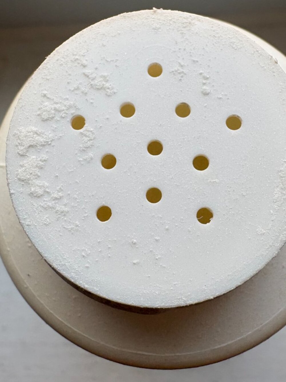 Collectible Chanel No. 5 bath powder plastic sprinkle container 1/4 full decor - Picture 2 of 6